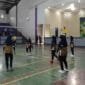 Pertandingan bola voli di GGT Ciamis.