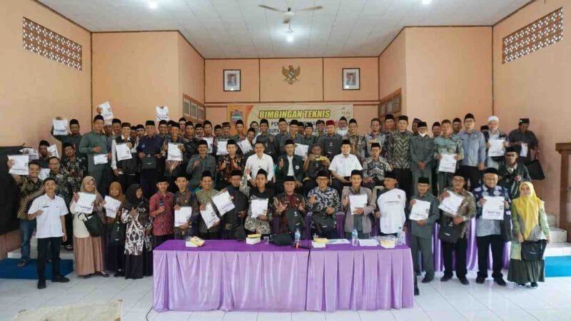 Bimtek pengelolaan wakaf di Desa Sindangsari, Kecamatan Banjarsari, Rabu (11/12/2024).