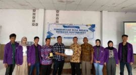 Sosialisasi pengelolaan desa wisata berbasis masyarakat di Desa Cimari, Kabupaten Ciamis, Kamis (12/12/2024).