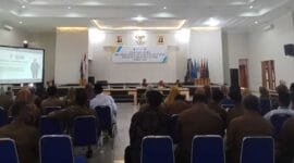 Evaluasi Akhir Tim Percepatan Penurunan Stunting Tingkat Kabupaten Ciamis Tahun 2024 yang berlangsung di Aula KH. Ahmad Dahlan Ciamis, Senin (23/12/2024).