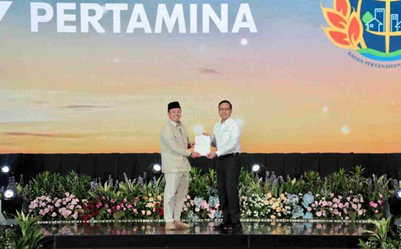 Menteri ATR/BPN menjalin kerja sama dengan Pertamina.