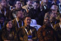 Menteri ATR/BPN, Nusron Wahid menghadiri perayaan natal.