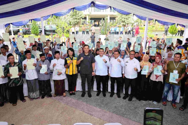 Kegiatan yang berlangsung di Bendungan Karian, Desa Curugbitung, Kabupaten Lebak, pada Jumat (10/01/2025).