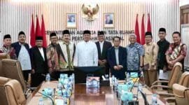 Rakor percepatan pendaftaran tanah wakaf.