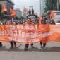 Demo KSPI dan Partai Buruh.