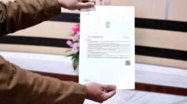 Sertipikat tanah elektronik.