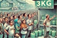 Kelangkaan gas 3kg.