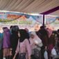 Warga antusias mendatangi gerakan pangan murah (GPM).