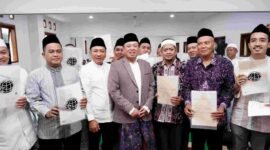 Menteri ATR/BPN, Nusron Wahid di Kudus.