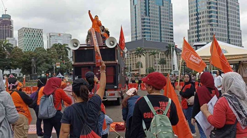 Aksi Partai Buruh.