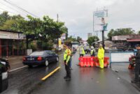 Kapolres Ciamis memonitor langsung arus balik lebaran.