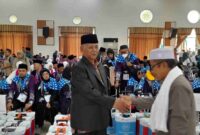 Pemberangkatan calon jemaah haji asal Ciamis.