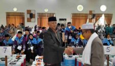 Pemberangkatan calon jemaah haji asal Ciamis.