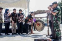 Peresmian Karangkamulyan oleh Bupati Ciamis, Herdiat Sunarya.