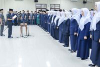 Pelantikan kepala sekolah.