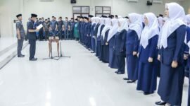 Pelantikan kepala sekolah.