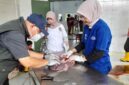 Pemeriksaan post mortem di RPH Ciamis.