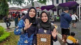 Kabid PPA DP2KBP3A Ciamis bersama Ketua Forum Anak Daerah (FAD) Ciamis.