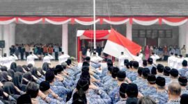 Upacara peringatan Hari Lahir Pancasila.