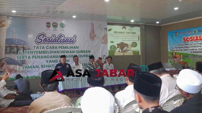Sosialisasi penyembelihan hewan kurban.