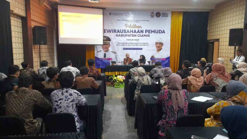 Pelatihan kewirausahaan pemuda Ciamis.