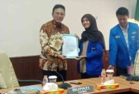 Audiensi Kopri PC PMII Ciamis dengan Pemkab Ciamis.