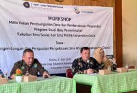 Workshop Mata Kuliah Pembangunan Desa dan Pemberdayaan Masyarakat di Desa Sukasetia, Kecamatan Cihaurbeuti, Kabupaten Ciamis.
