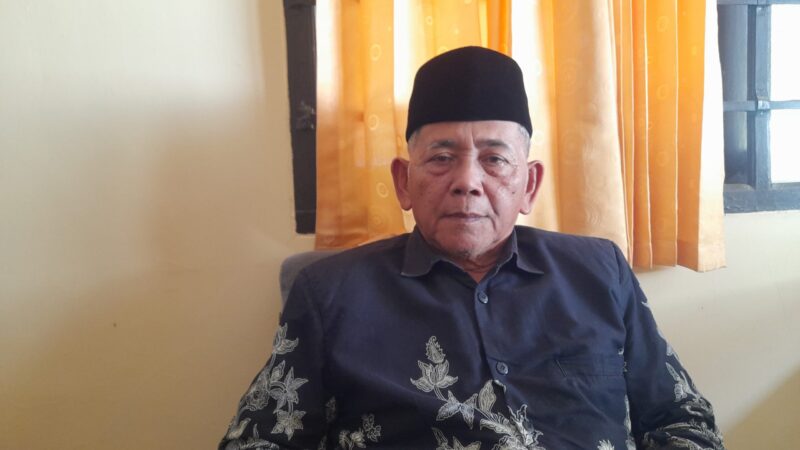 Ketua MUI Kabupaten Ciamis, Drs. KH. Saeful Ujun.