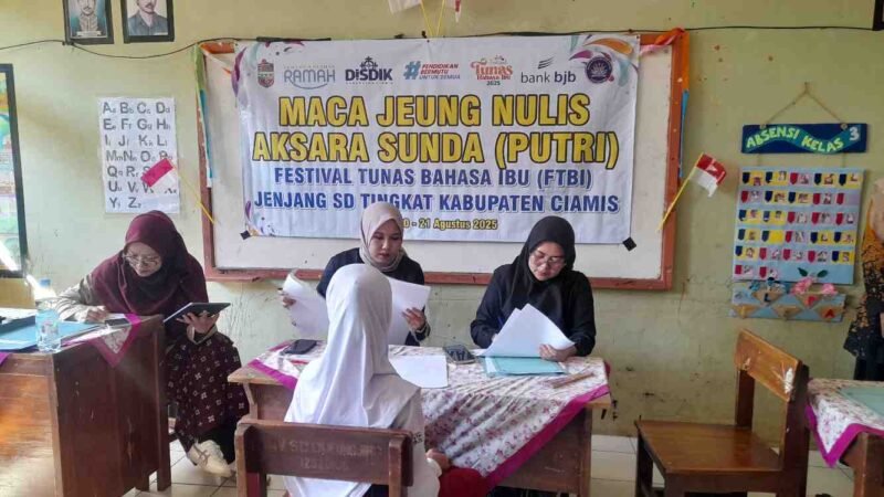 Festival Tunas Bahasa Ibu (FTBI) tingkat Kabupaten Ciamis.