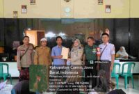 Penyerahan settipikat tanah di Pamarican.