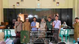 Penyerahan settipikat tanah di Pamarican.