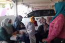 Program CKG di Halaman Food Court Alun-alun Ciamis.