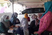 Program CKG di Halaman Food Court Alun-alun Ciamis.