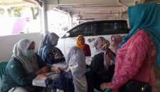 Program CKG di Halaman Food Court Alun-alun Ciamis.