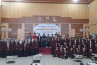 Peserta berasal dari berbagai daerah di Indonesia mengikuti ujian yang diselenggarakan oleh Afwaja Center.