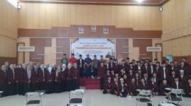 Peserta berasal dari berbagai daerah di Indonesia mengikuti ujian yang diselenggarakan oleh Afwaja Center.