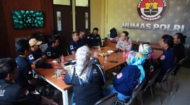 Pertemuan AWP dengan Kapolres Pangandaran.