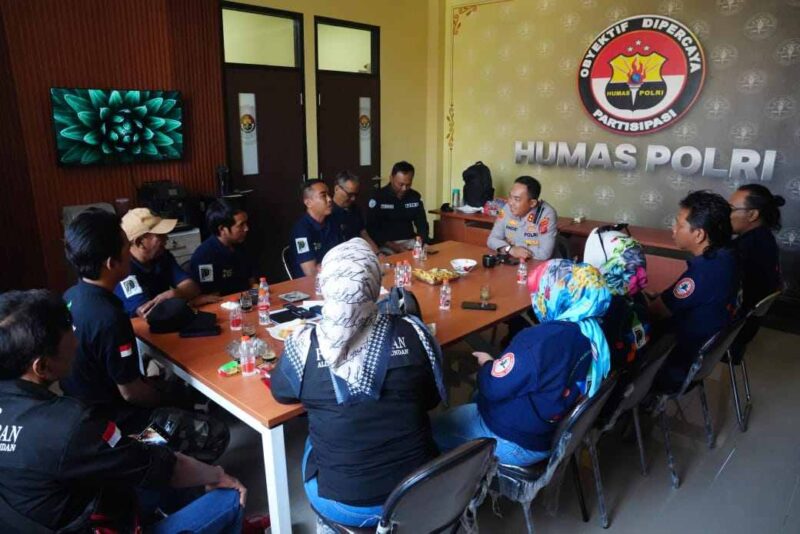 Pertemuan AWP dengan Kapolres Pangandaran.