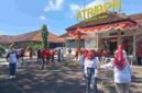 Perlombaan perayaan HUT RI Ke-80 di Kantor Pertanahan Ciamis.