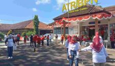 Perlombaan perayaan HUT RI Ke-80 di Kantor Pertanahan Ciamis.
