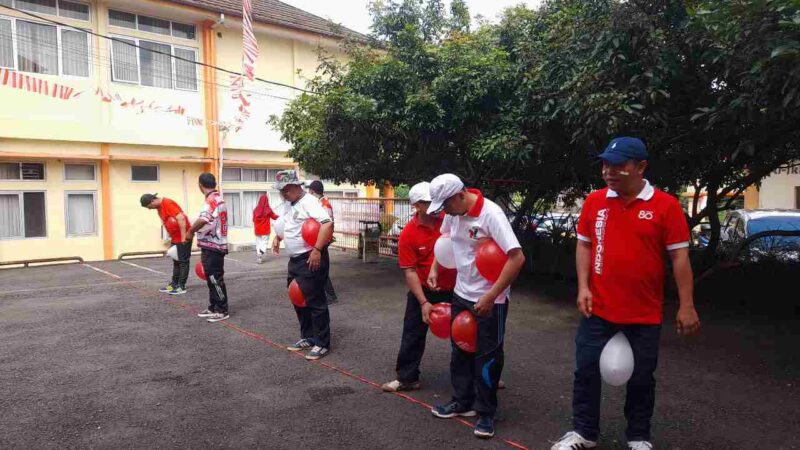 Perayaan HUT RI Ke-80 di Kemenag Ciamis.