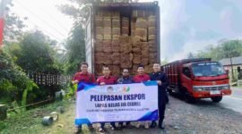 Produk Coir Net berhasil diekspor ke Korea Selatan dengan jumlah mencapai 5.400 unit..