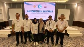 Wartawan Asajabar, Tony Zanuary, S.I.P dinyatakan kompeten dalam UKW jenjang Madya.