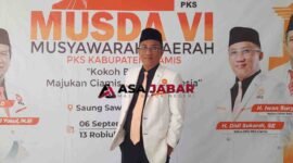 Didi Sukardi resmi dilantik sebagai Ketua DPD PKS Kabupaten Ciamis.