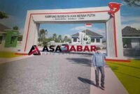 Detail gambar kampung budidaya ikan merah putih.
