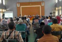 Pembahasan terkait persoalan pupuk subsidi di Aula Dinas Pertanian Ciamis, Kamis (9/10/2025).