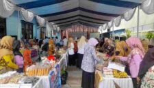 Pameran hasil olahan dan kerajinan dari bahan lokal.