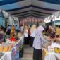 Pameran hasil olahan dan kerajinan dari bahan lokal.
