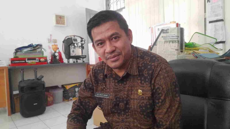 Kepala Bidang Pelatihan dan Produktivitas Disnaker Ciamis, Ayi Daud Akhiri.