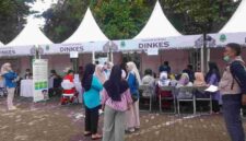 Kegiatan “Abdi Nagri Nganjang ka Warga” yang digelar di Rest Area Karangkamulyan, pada Jumat (17/10/2025). 
